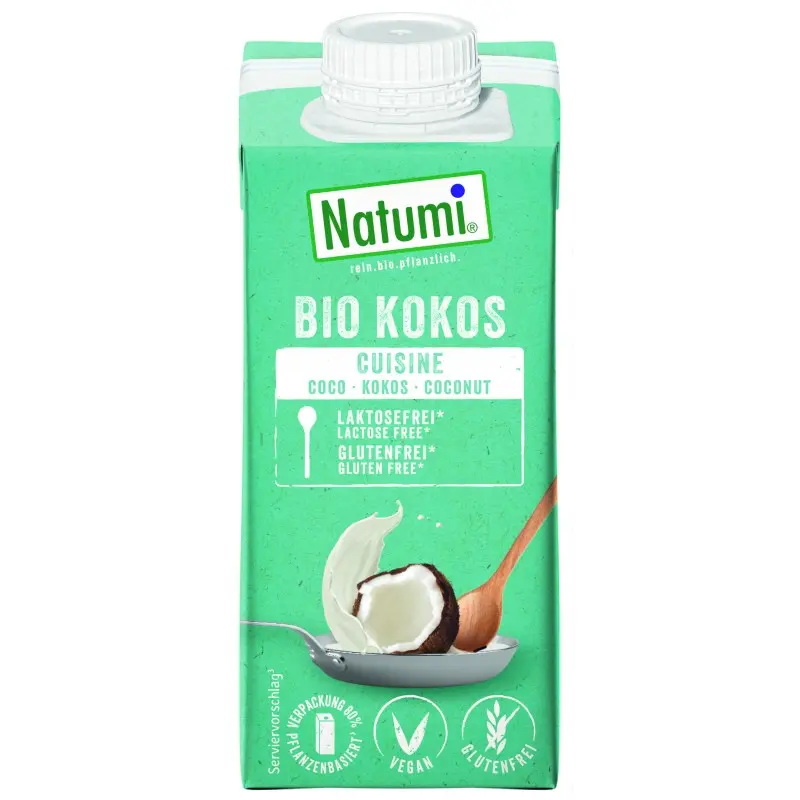 Crème liquide végétale bio coco