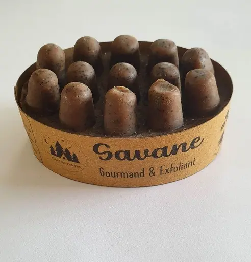Savon exfoliant au café