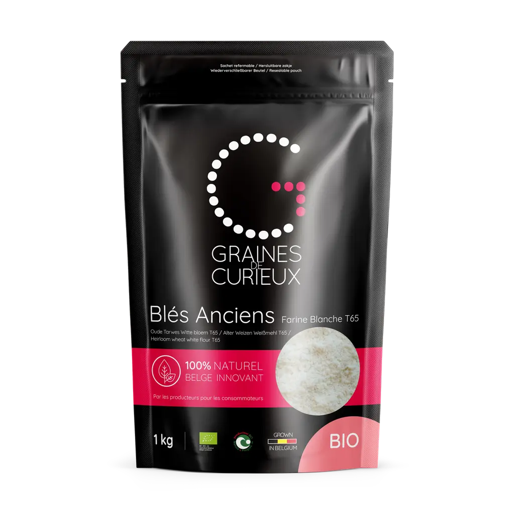 Farine de blés anciens bio et belge 1 kg