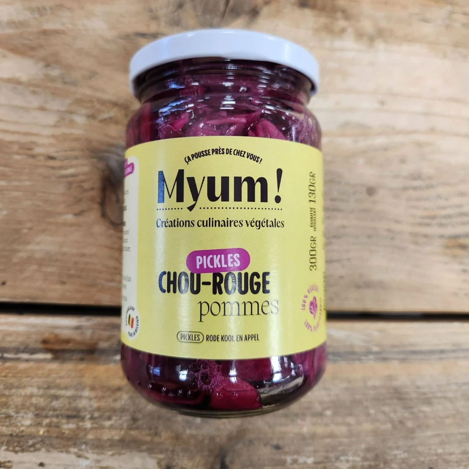 Pickels de choux-rouges