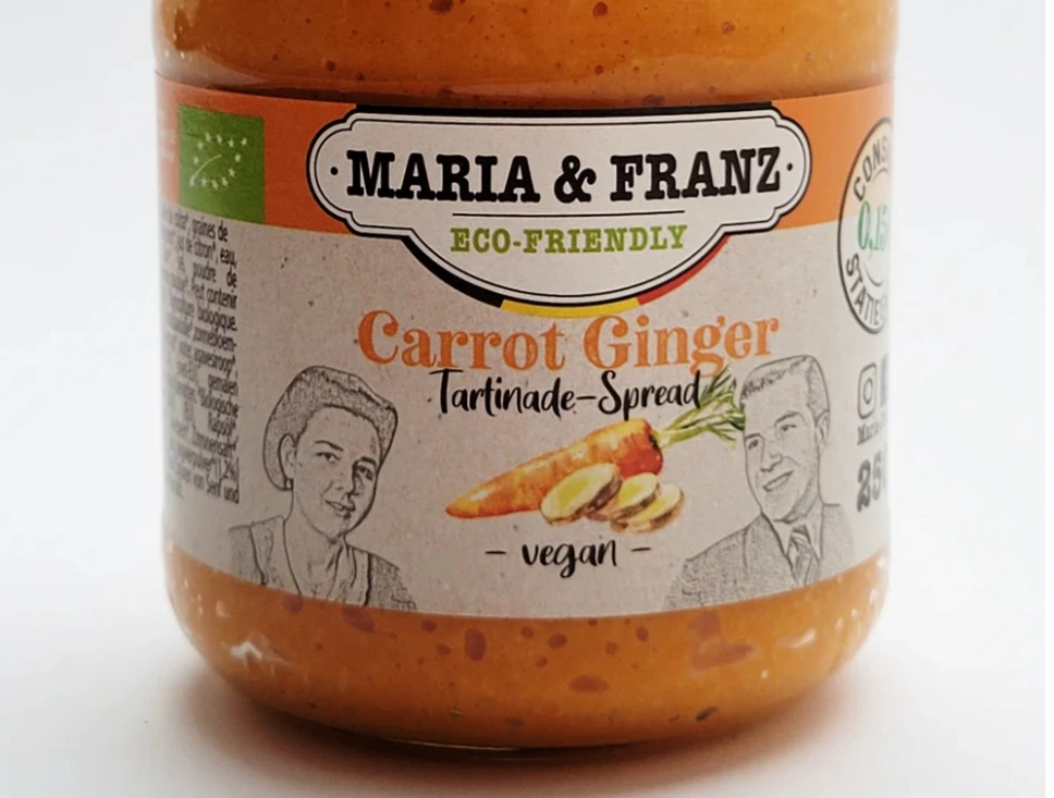 Tartinade carotte-gingembre