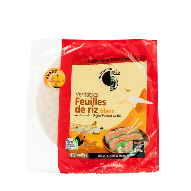 Feuilles de riz bio