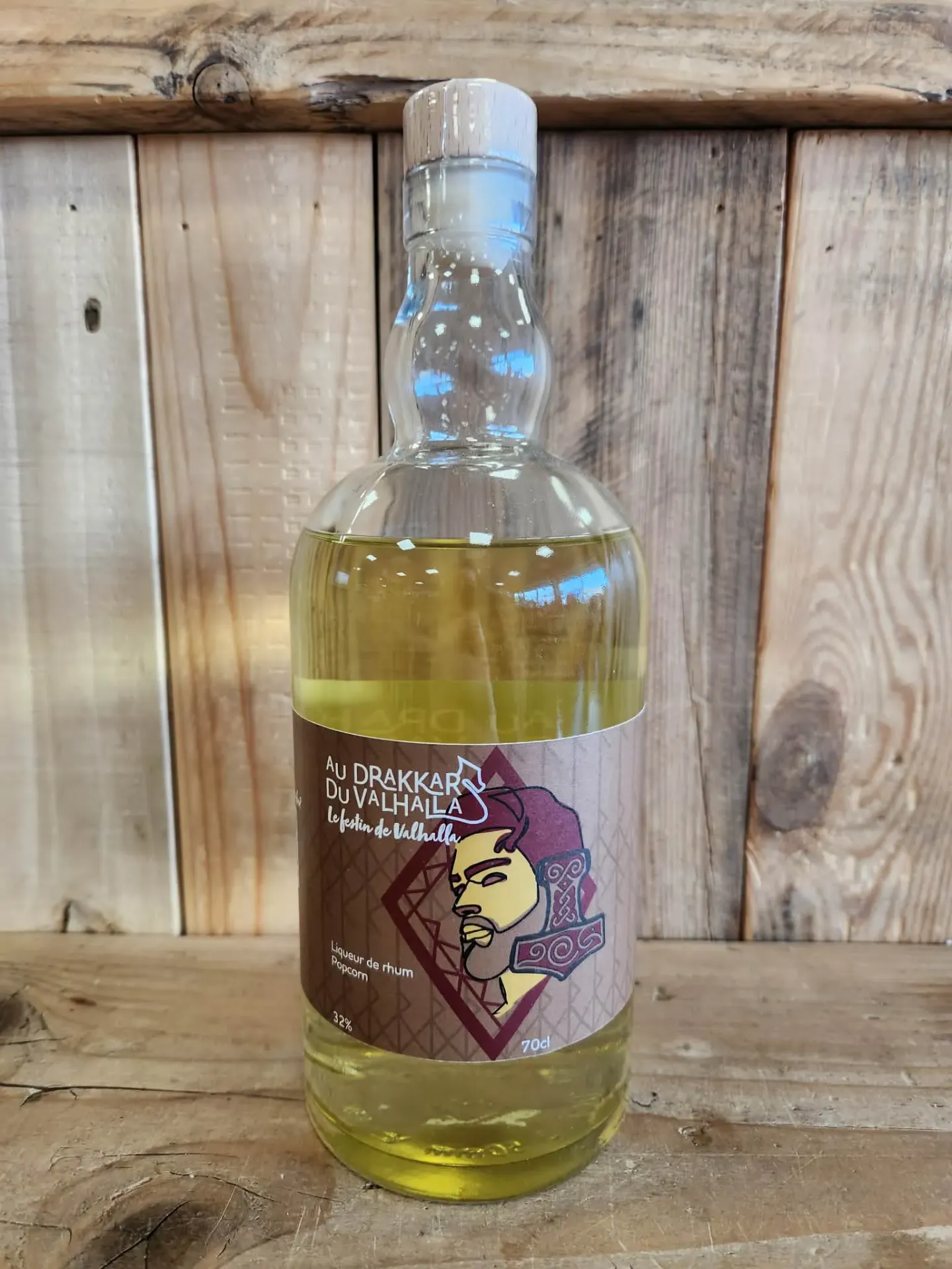 Liqueur de Rhum Goût Pop-Corn