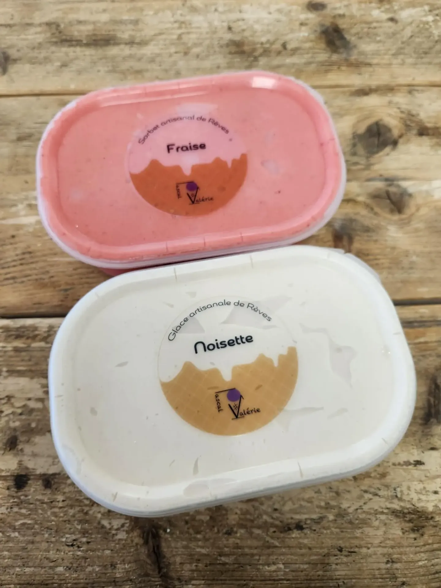 Glace/Sorbet petit pot (différents goûts)