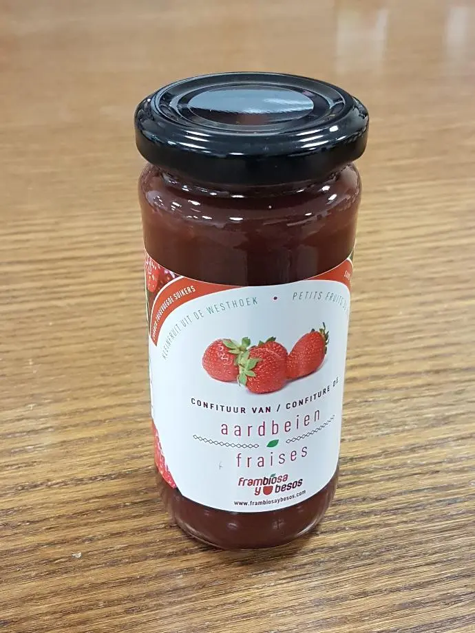 Confiture fraise sans sucre