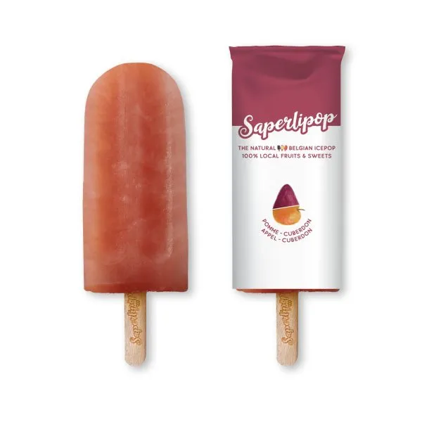 Glace Sorbet en bâton pomme-cuberdon (- 50 % !)