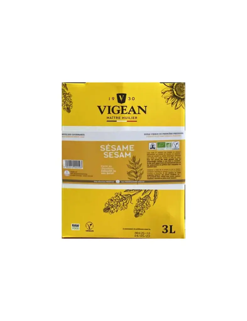 Huile de sésame toastée bio /100ml