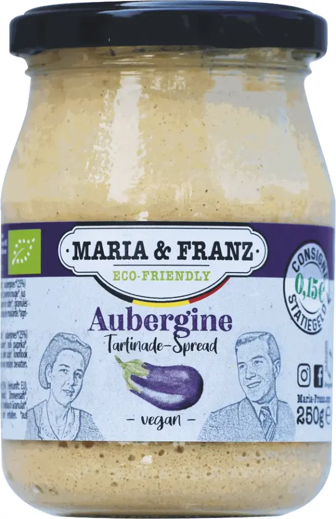 Tartinade aubergine bio belge