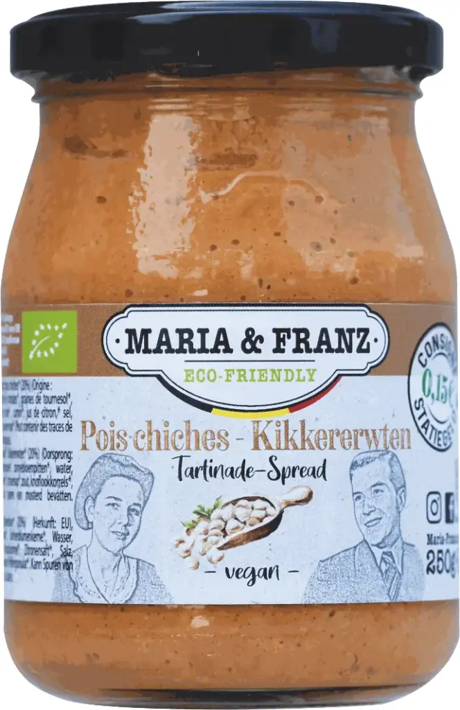 Tartinade houmous bio belge