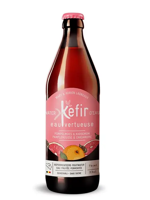Kéfir pamplemousse-cardamome belge bio