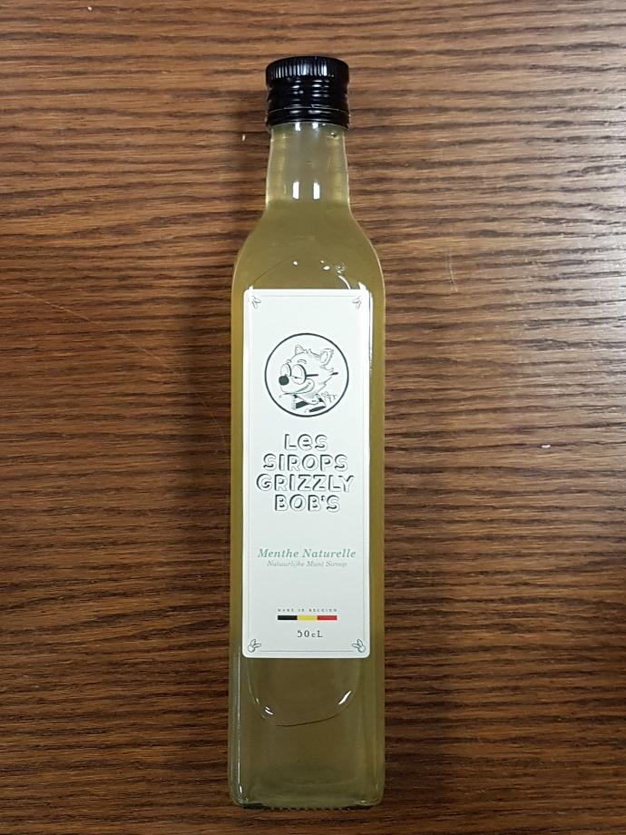 Sirop menthe bio belge - Grizzly Bob