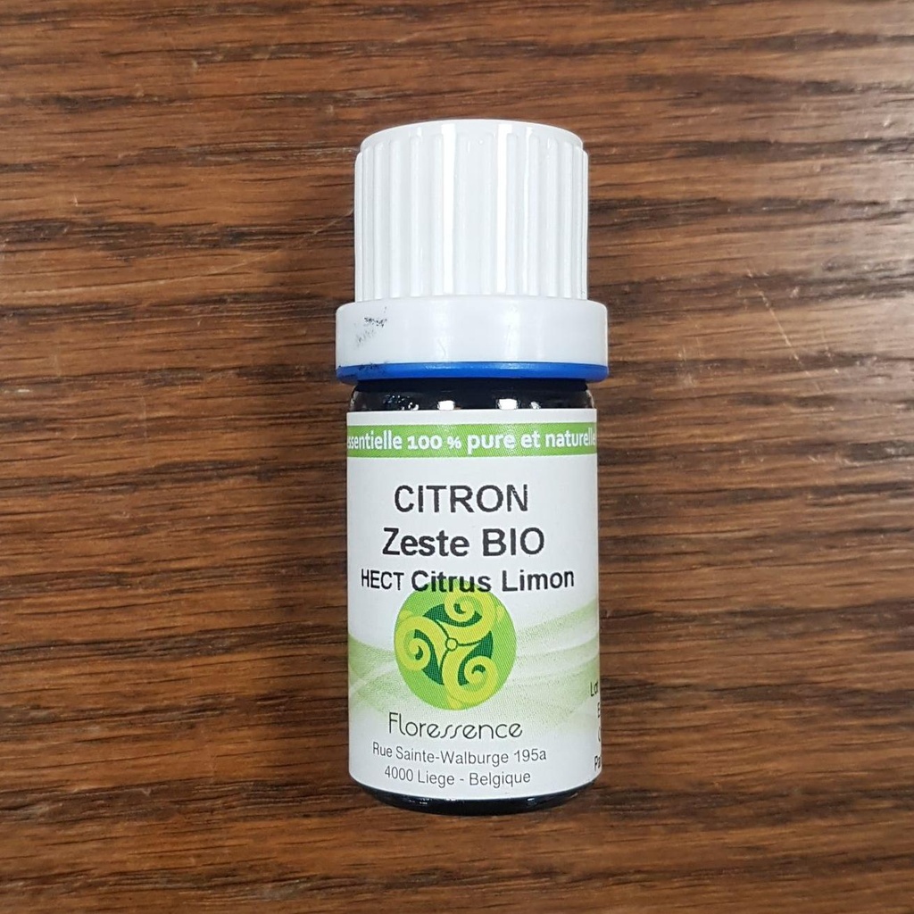 Huile essentielle de Citron zeste bio 5 ml