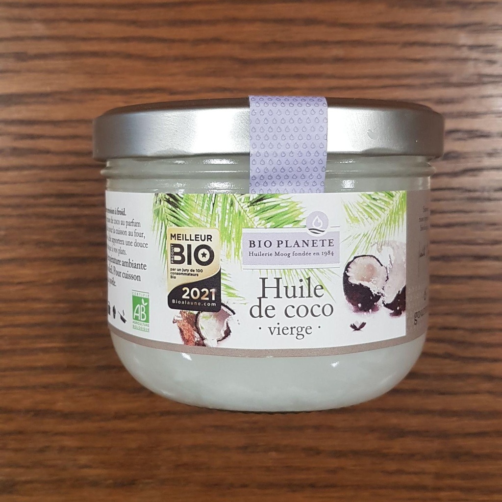 Huile de coco vierge bio 200 ml