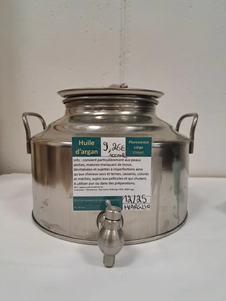 Huile végétale d'argan bio en vrac /100ml