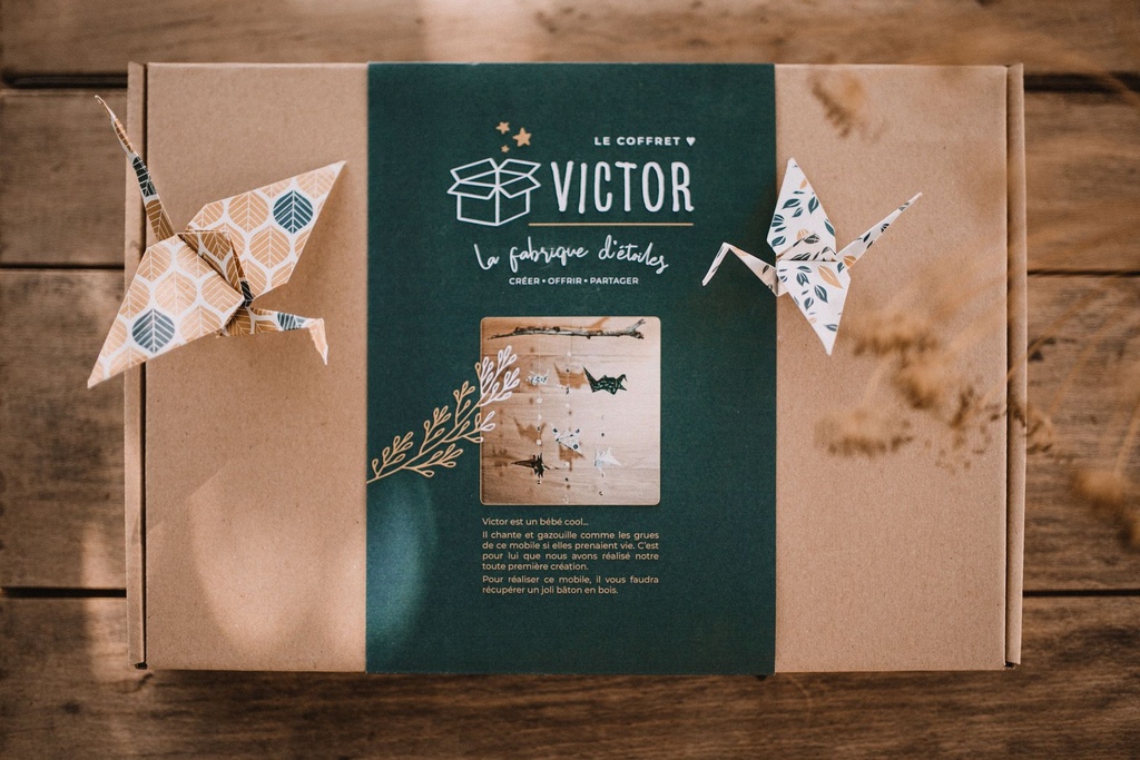 Coffret Victor - Fabriquez une suspension avec origami