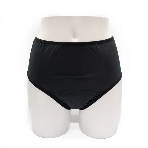 Culotte menstruelle taille haute NOIRE