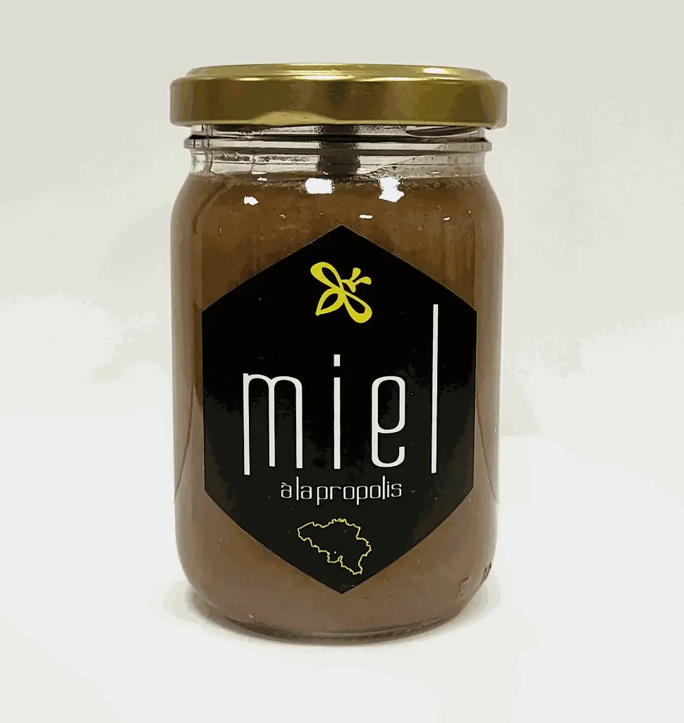 Miel à la propolis belge 250 g (sans alcool)
