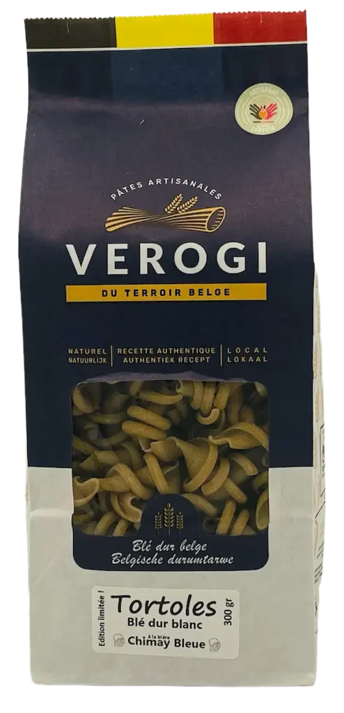 Pâtes Tortoles à la Chimay bleue belges /100g 