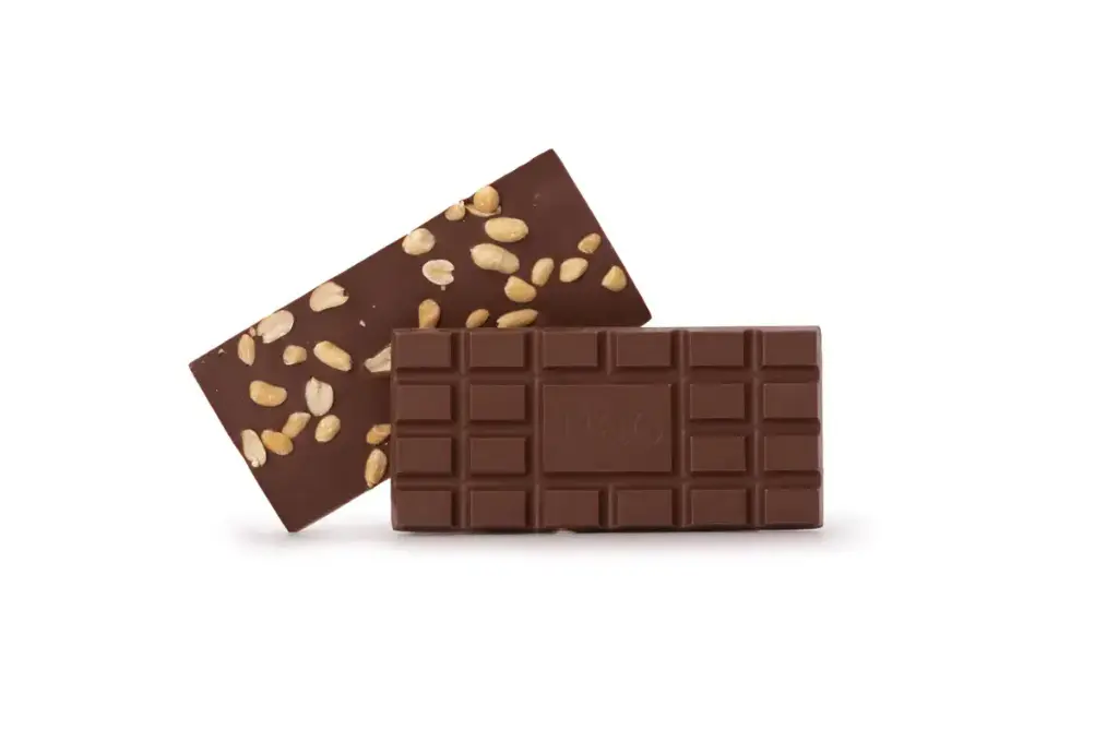 Tablette au chocolat au lait et cacahuète bio 80g 