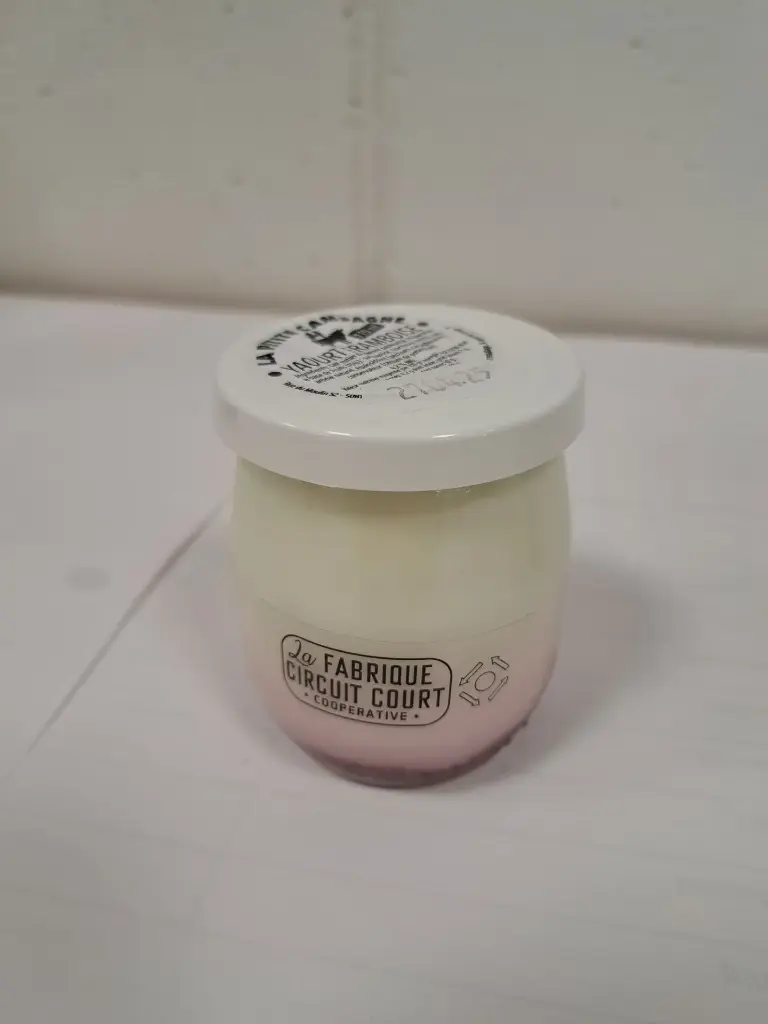 Yaourt chèvre Framboise