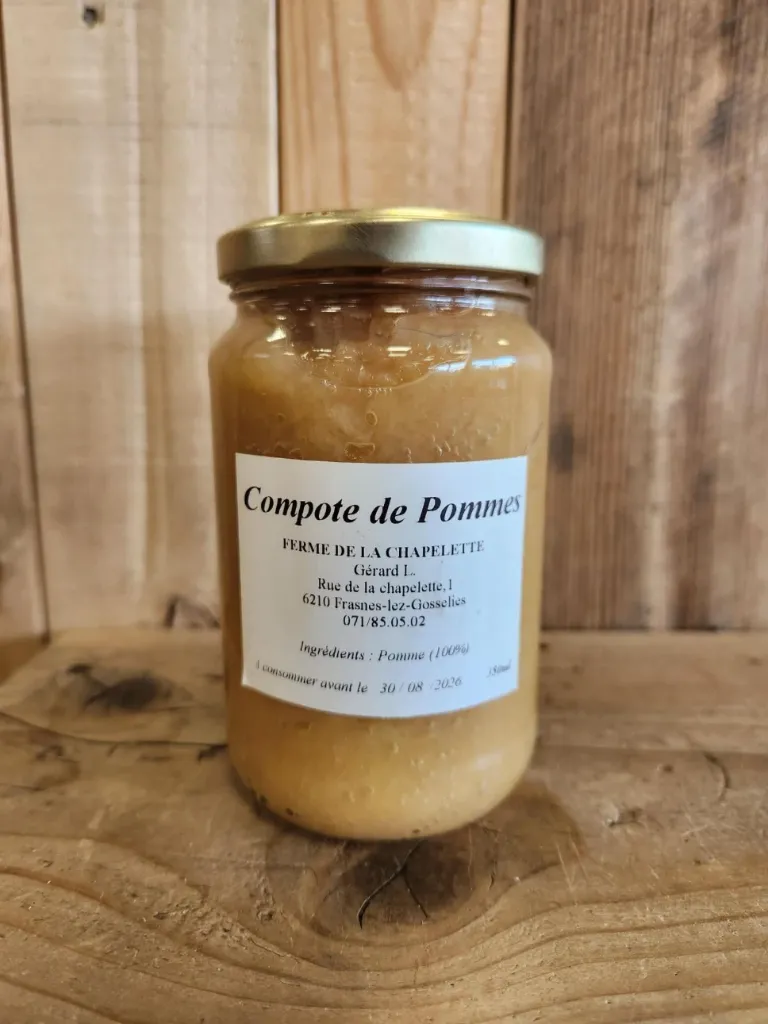 Compote belge artisanale