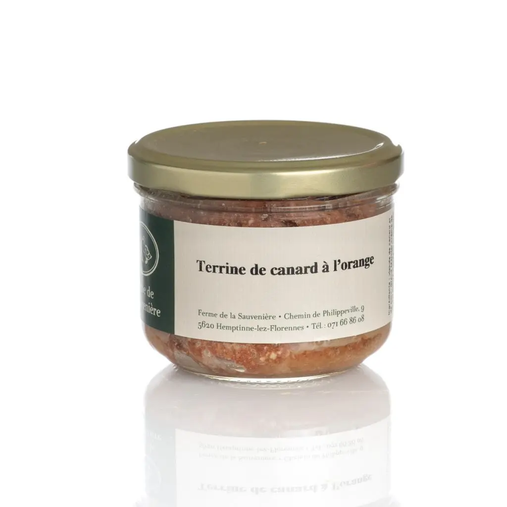 Terrine de canard à l'orange belge