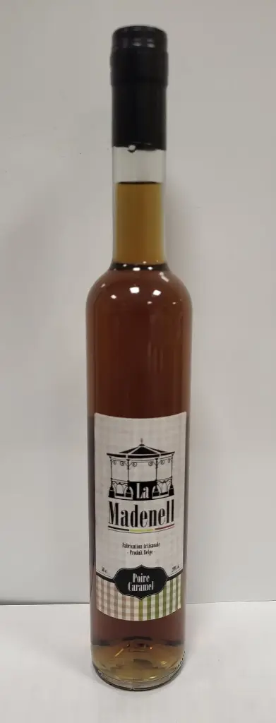 Liqueur poire-caramel de Jumet (Madenell)