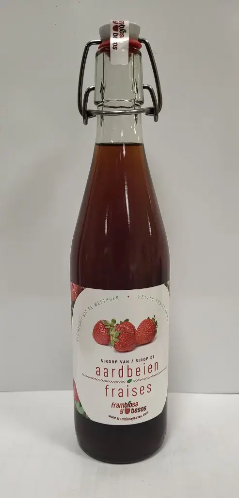 Sirop de fraise bio belge