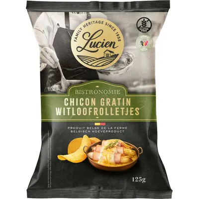 Chips de Lucien Chicon au gratin