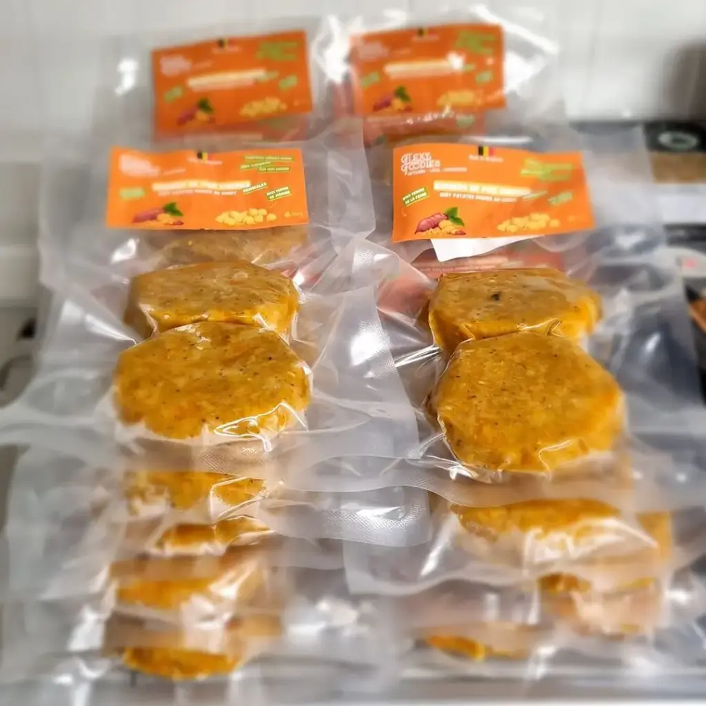 Burger végétal patate douce-curry (carolo) - 2 PC congelé