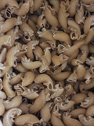 Pâtes clochettes aux œufs semi-complètes belges /100g