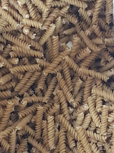 Pâtes torsade semi-complètes belges /100g