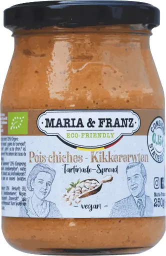 Tartinade houmous bio belge