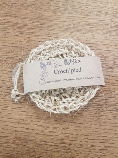 Exfoliant crocheté "Croch'pied"
