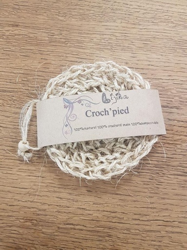 Exfoliant crocheté "Croch'pied"