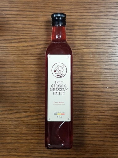 Sirop Grenadine bio belge - Grizzly Bob