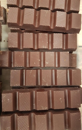 Barre chocolat noir caramel Bio