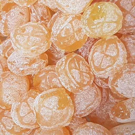 Bonbons durs mandarine belges/100g