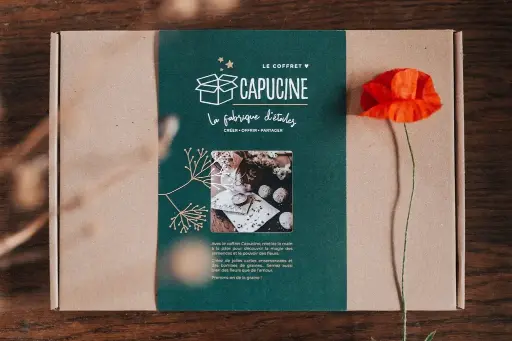 Coffret Capucine - Créez des bombes de graines et du papier ensemencé