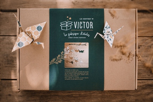 Coffret Victor - Fabriquez une suspension avec origami