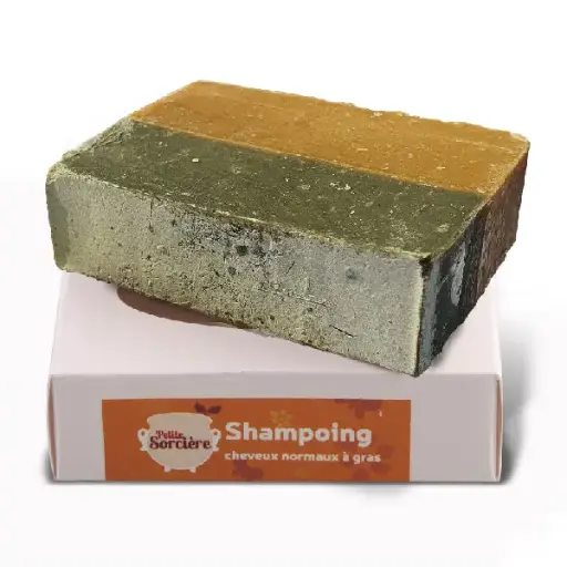 Shampooing solide cheveux normaux et gras