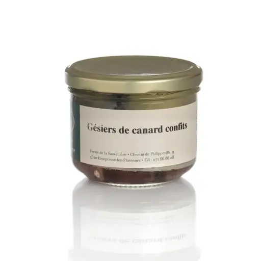 Gésiers de canard confits belges 180 g