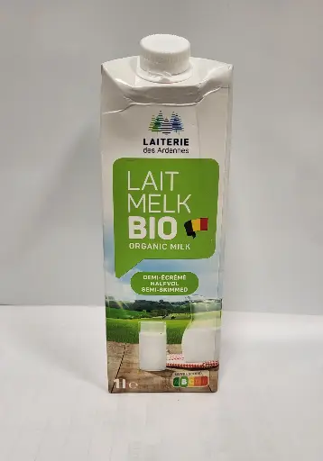 Lait demi-écrémé 1 L bio
