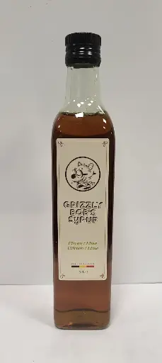Sirop de citron-lime bio belge - Grizzly Bob 