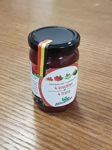 Confiture fruits rouges sans sucre