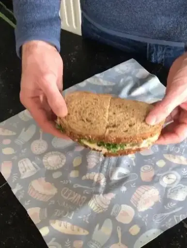 Pochette à lunch wrap grand (à enrouler)